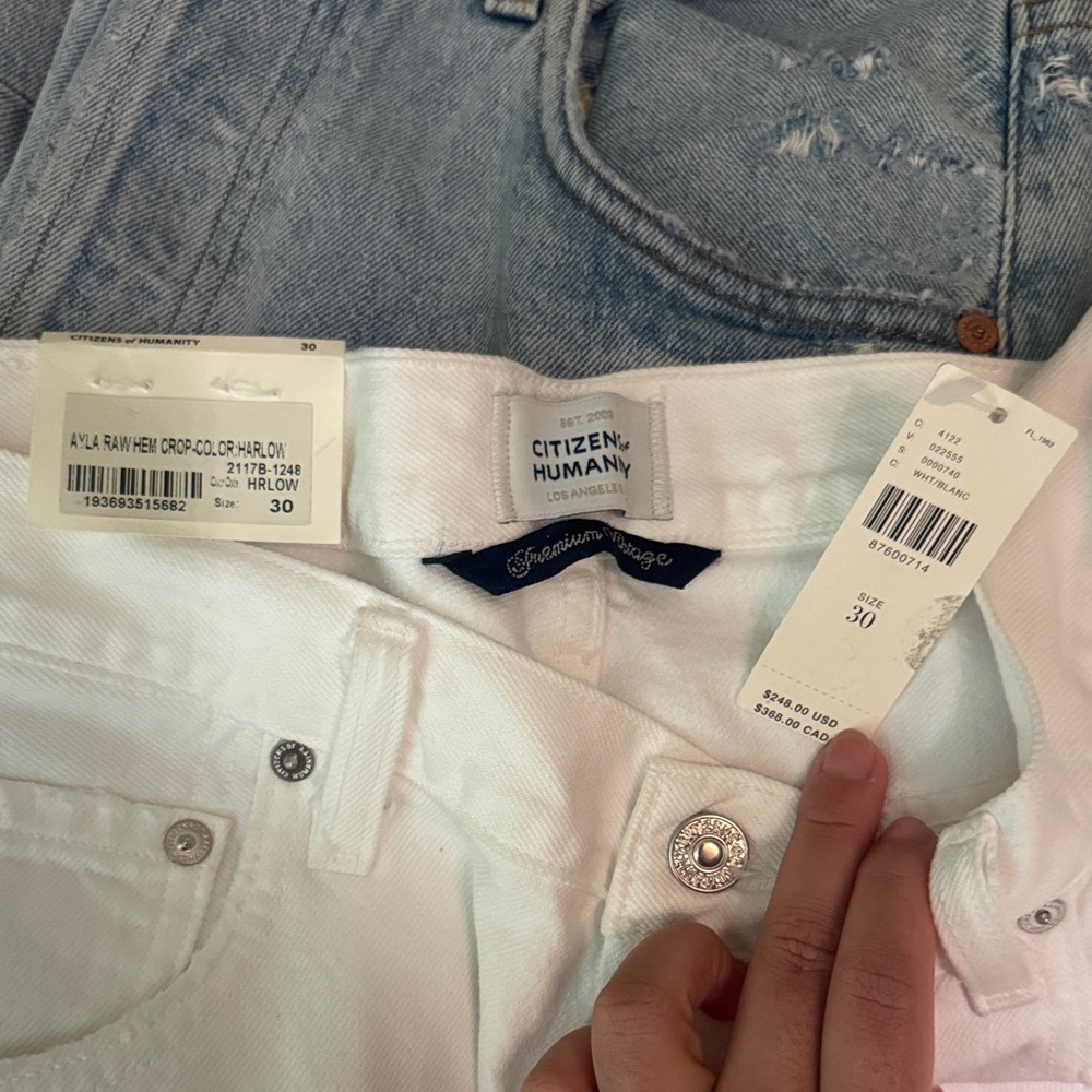 Citizens Of Humanity Ayla Raw Hem Crop NWT - Picture 9 of 9